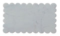 Marble Cutting/Decor Board with Scalloped Edge