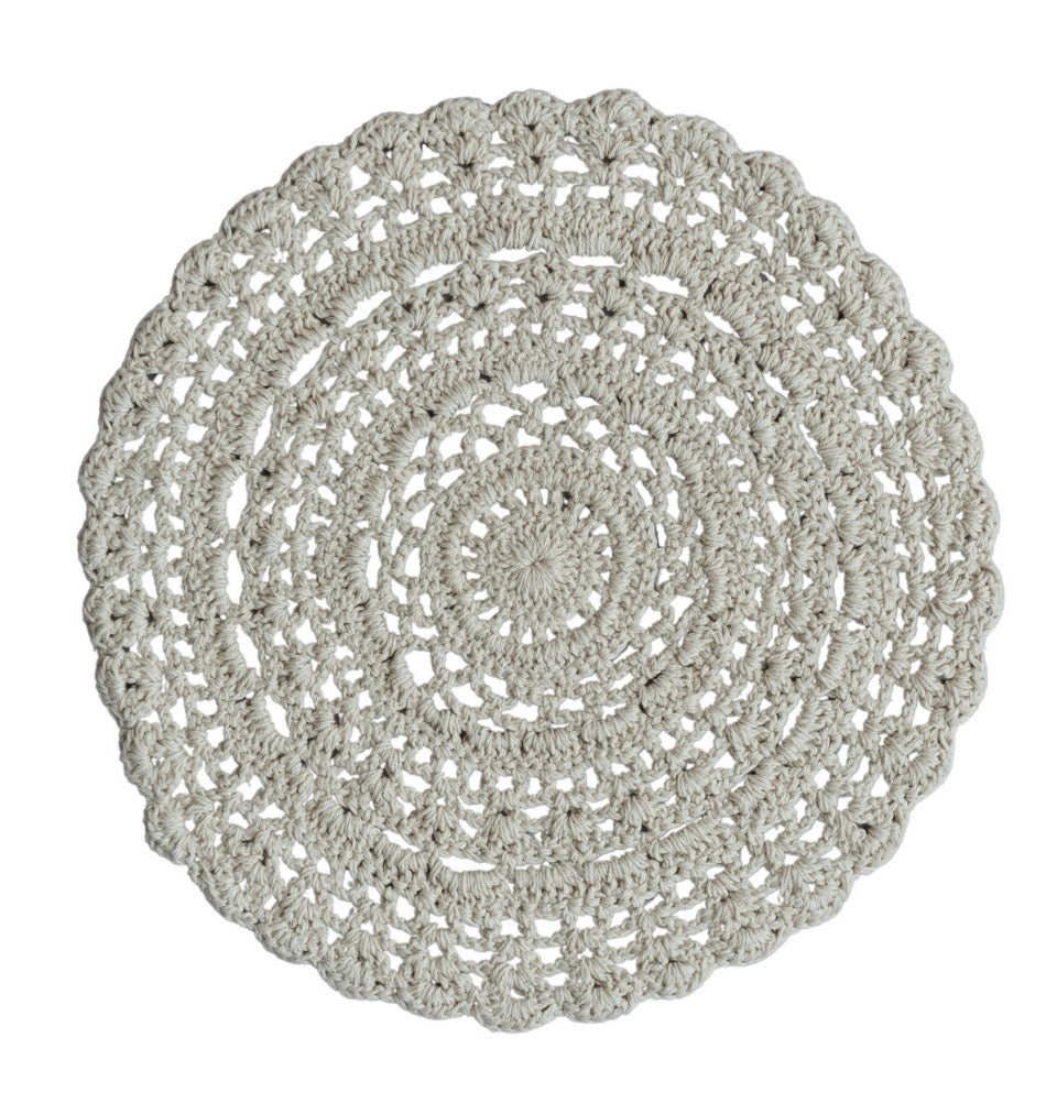 Recycled Crocheted Placemat